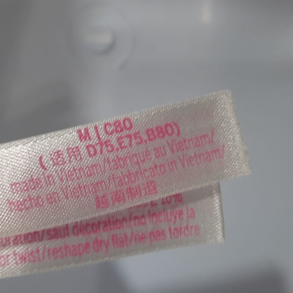 Pink Racer Back Push Up Bra - Picture 4 of 4